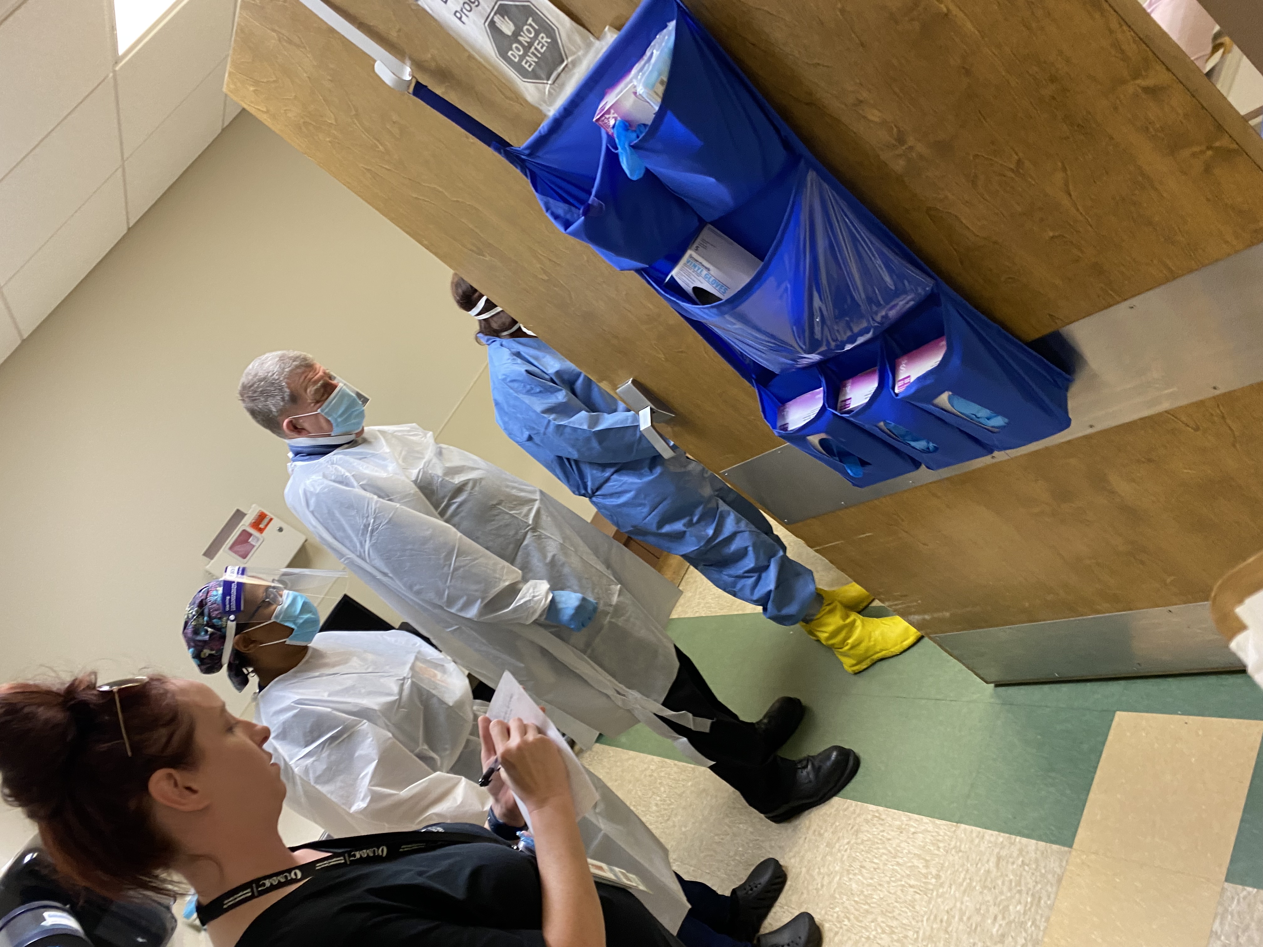 Evaluating Jefferson County Hospital Hazmat Full Scale Exercise.